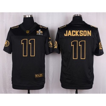 Redskins #11 DeSean Jackson Black Men's Stitched NFL Elite Pro Line Gold Collection Jersey Redskins #11 DeSean Jackson Black Men's Stitched NFL Elite Pro Line Gold Collection Jersey