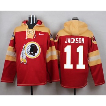 Redskins #11 DeSean Jackson Burgundy Red Player Pullover NFL Hoodie Redskins #11 DeSean Jackson Burgundy Red Player Pullover NFL Hoodie