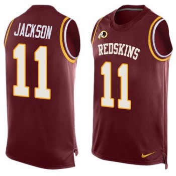 Redskins #11 DeSean Jackson Burgundy Red Team Color Men's Stitched NFL Limited Tank Top Jersey