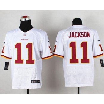Redskins #11 DeSean Jackson White Men's Stitched NFL Elite Jersey Redskins #11 DeSean Jackson White Men's Stitched NFL Elite Jersey