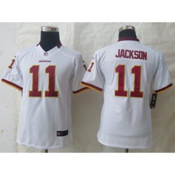 Redskins #11 DeSean Jackson White Youth Stitched NFL Limited Jersey