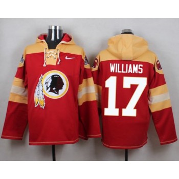Redskins #17 Doug Williams Burgundy Red Player Pullover NFL Hoodie Redskins #17 Doug Williams Burgundy Red Player Pullover NFL Hoodie
