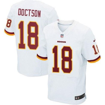 Redskins #18 Josh Doctson White Men's Stitched NFL Elite Jersey Redskins #18 Josh Doctson White Men's Stitched NFL Elite Jersey