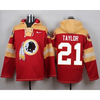 Redskins #21 Sean Taylor Burgundy Red Player Pullover NFL Hoodie Redskins #21 Sean Taylor Burgundy Red Player Pullover NFL Hoodie