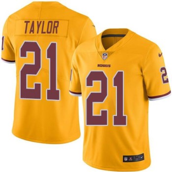 Redskins #21 Sean Taylor Gold Men's Stitched NFL Limited Rush Jersey Redskins #21 Sean Taylor Gold Men's Stitched NFL Limited Rush Jersey