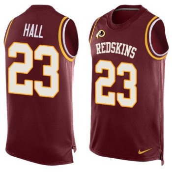 Redskins #23 DeAngelo Hall Burgundy Red Team Color Men's Stitched NFL Limited Tank Top Jersey Redskins #23 DeAngelo Hall Burgundy Red Team Color Men's Stitched NFL Limited Tank Top Jersey