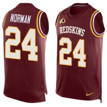 Redskins #24 Josh Norman Burgundy Red Team Color Men's Stitched NFL Limited Tank Top Jersey Redskins #24 Josh Norman Burgundy Red Team Color Men's Stitched NFL Limited Tank Top Jersey