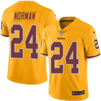 Redskins #24 Josh Norman Gold Youth Stitched NFL Limited Rush Jersey Redskins #24 Josh Norman Gold Youth Stitched NFL Limited Rush Jersey