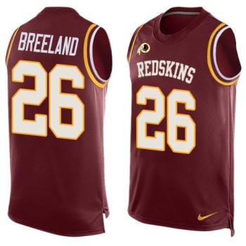 Redskins #26 Bashaud Breeland Burgundy Red Team Color Men's Stitched NFL Limited Tank Top Jersey Redskins #26 Bashaud Breeland Burgundy Red Team Color Men's Stitched NFL Limited Tank Top Jersey