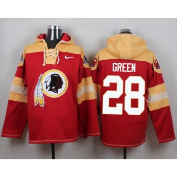 Redskins #28 Darrell Green Burgundy Red Player Pullover NFL Hoodie Redskins #28 Darrell Green Burgundy Red Player Pullover NFL Hoodie