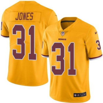 Redskins #31 Matt Jones Gold Men's Stitched NFL Limited Rush Jersey Redskins #31 Matt Jones Gold Men's Stitched NFL Limited Rush Jersey