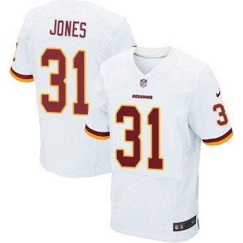 Redskins #31 Matt Jones White Men's Stitched NFL Elite Jersey Redskins #31 Matt Jones White Men's Stitched NFL Elite Jersey