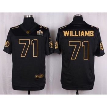 Redskins #71 Trent Williams Black Men's Stitched NFL Elite Pro Line Gold Collection Jersey Redskins #71 Trent Williams Black Men's Stitched NFL Elite Pro Line Gold Collection Jersey