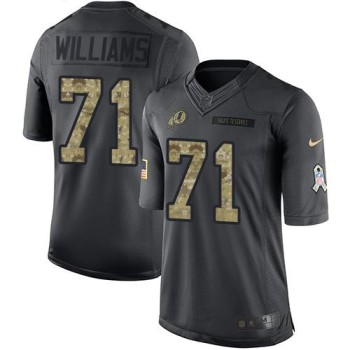Redskins #71 Trent Williams Black Men's Stitched NFL Limited 2016 Salute to Service Jersey Redskins #71 Trent Williams Black Men's Stitched NFL Limited 2016 Salute to Service Jersey