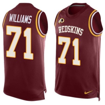 Redskins #71 Trent Williams Burgundy Red Team Color Men's Stitched NFL Limited Tank Top Jersey Redskins #71 Trent Williams Burgundy Red Team Color Men's Stitched NFL Limited Tank Top Jersey