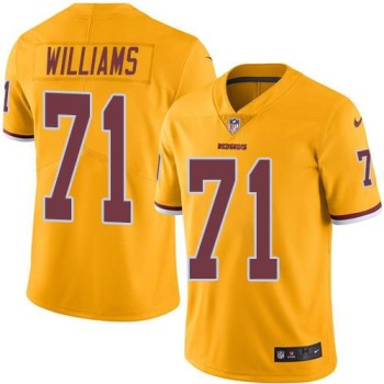 Redskins #71 Trent Williams Gold Youth Stitched NFL Limited Rush Jersey Redskins #71 Trent Williams Gold Youth Stitched NFL Limited Rush Jersey