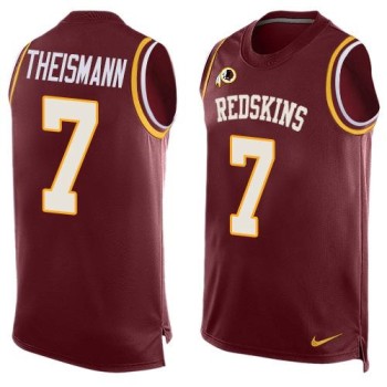 Redskins #7 Joe Theismann Burgundy Red Team Color Men's Stitched NFL Limited Tank Top Jersey Redskins #7 Joe Theismann Burgundy Red Team Color Men's Stitched NFL Limited Tank Top Jersey