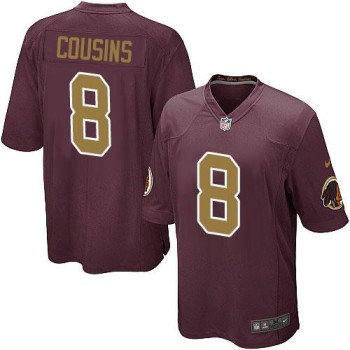 Redskins #8 Kirk Cousins Burgundy Red Alternate Youth Stitched NFL Elite Jersey Redskins #8 Kirk Cousins Burgundy Red Alternate Youth Stitched NFL Elite Jersey