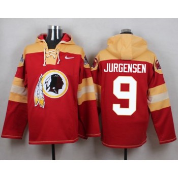 Redskins #9 Sonny Jurgensen Burgundy Red Player Pullover NFL Hoodie Redskins #9 Sonny Jurgensen Burgundy Red Player Pullover NFL Hoodie