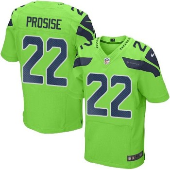 Seahawks #22 C. J. Prosise Green Men's Stitched NFL Elite Rush Jersey Seahawks #22 C. J. Prosise Green Men's Stitched NFL Elite Rush Jersey