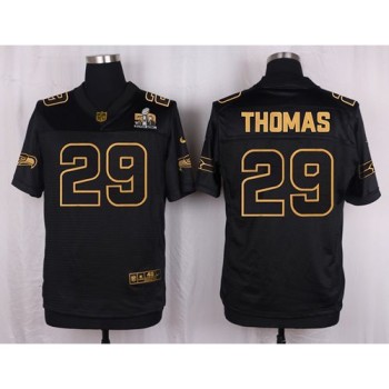Seahawks #29 Earl Thomas III Black Men's Stitched NFL Elite Pro Line Gold Collection Jersey Seahawks #29 Earl Thomas III Black Men's Stitched NFL Elite Pro Line Gold Collection Jersey