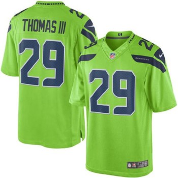 Seahawks #29 Earl Thomas III Green Youth Stitched NFL Limited Rush Jersey Seahawks #29 Earl Thomas III Green Youth Stitched NFL Limited Rush Jersey