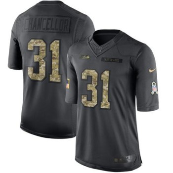 Seahawks #31 Kam Chancellor Black Youth Stitched NFL Limited 2016 Salute to Service Jersey Seahawks #31 Kam Chancellor Black Youth Stitched NFL Limited 2016 Salute to Service Jersey