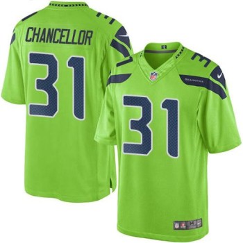 Seahawks #31 Kam Chancellor Green Men's Stitched NFL Limited Rush Jersey Seahawks #31 Kam Chancellor Green Men's Stitched NFL Limited Rush Jersey