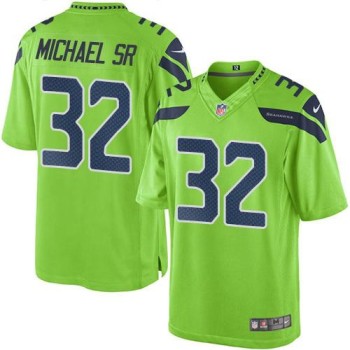 Seahawks #32 Christine Michael SR Green Men's Stitched NFL Limited Rush Jersey Seahawks #32 Christine Michael SR Green Men's Stitched NFL Limited Rush Jersey