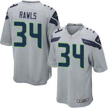 Seahawks #34 Thomas Rawls Grey Alternate Youth Stitched NFL Elite Jersey Seahawks #34 Thomas Rawls Grey Alternate Youth Stitched NFL Elite Jersey
