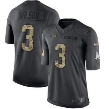 Seahawks #3 Russell Wilson Black Youth Stitched NFL Limited 2016 Salute to Service Jersey Seahawks #3 Russell Wilson Black Youth Stitched NFL Limited 2016 Salute to Service Jersey