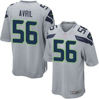 Seahawks #56 Cliff Avril Grey Alternate Youth Stitched NFL Elite Jersey Seahawks #56 Cliff Avril Grey Alternate Youth Stitched NFL Elite Jersey