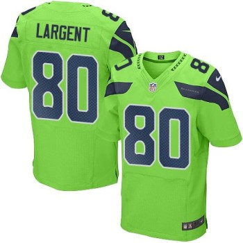 Seahawks #80 Steve Largent Green Men's Stitched NFL Elite Rush Jersey Seahawks #80 Steve Largent Green Men's Stitched NFL Elite Rush Jersey