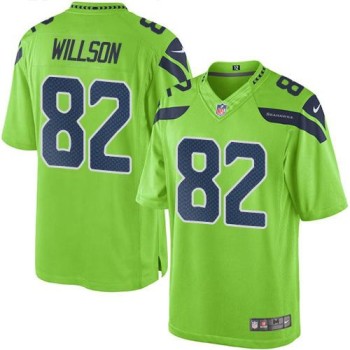 Seahawks #82 Luke Willson Green Men's Stitched NFL Limited Rush Jersey Seahawks #82 Luke Willson Green Men's Stitched NFL Limited Rush Jersey