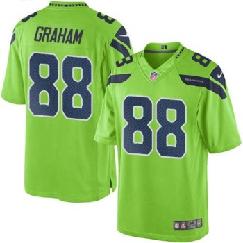 Seahawks #88 Jimmy Graham Green Men's Stitched NFL Limited Rush Jersey Seahawks #88 Jimmy Graham Green Men's Stitched NFL Limited Rush Jersey