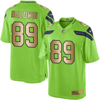 Seahawks #89 Doug Baldwin Green Men's Stitched NFL Limited Gold Rush Jersey Seahawks #89 Doug Baldwin Green Men's Stitched NFL Limited Gold Rush Jersey