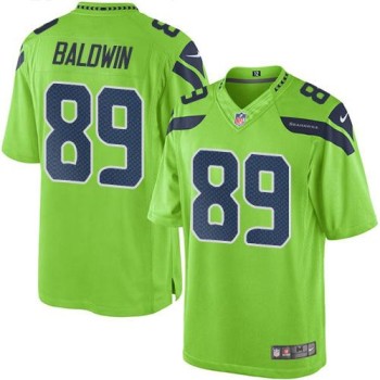 Seahawks #89 Doug Baldwin Green Men's Stitched NFL Limited Rush Jersey Seahawks #89 Doug Baldwin Green Men's Stitched NFL Limited Rush Jersey