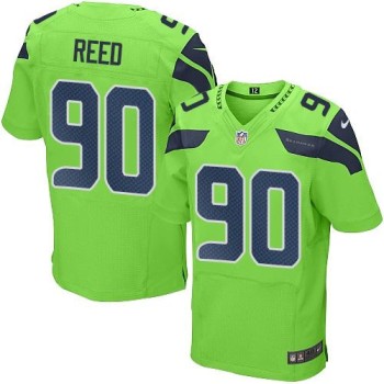 Seahawks #90 Jarran Reed Green Men's Stitched NFL Elite Rush Jersey Seahawks #90 Jarran Reed Green Men's Stitched NFL Elite Rush Jersey