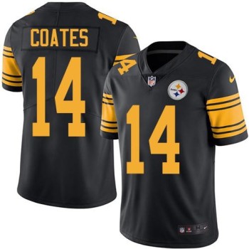 Steelers #14 Sammie Coates Black Youth Stitched NFL Limited Rush Jersey Steelers #14 Sammie Coates Black Youth Stitched NFL Limited Rush Jersey