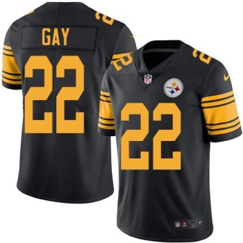 Steelers #22 William Gay Black Youth Stitched NFL Limited Rush Jersey Steelers #22 William Gay Black Youth Stitched NFL Limited Rush Jersey