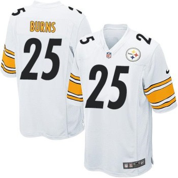 Steelers #25 Artie Burns White Youth Stitched NFL Elite Jersey