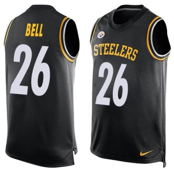 Steelers #26 Le'Veon Bell Black Team Color Men's Stitched NFL Limited Tank Top Jersey