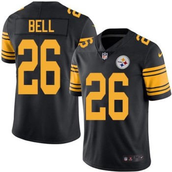 Steelers #26 Le'Veon Bell Black Youth Stitched NFL Limited Rush Jersey Steelers #26 Le'Veon Bell Black Youth Stitched NFL Limited Rush Jersey
