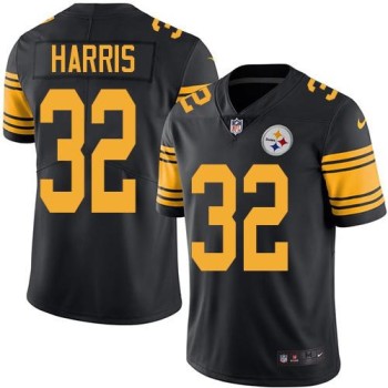 Steelers #32 Franco Harris Black Youth Stitched NFL Limited Rush Jersey Steelers #32 Franco Harris Black Youth Stitched NFL Limited Rush Jersey