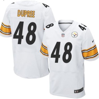 Steelers #48 Bud Dupree White Men's Stitched NFL Elite Jersey Steelers #48 Bud Dupree White Men's Stitched NFL Elite Jersey