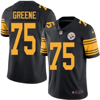 Steelers #75 Joe Greene Black Youth Stitched NFL Limited Rush Jersey Steelers #75 Joe Greene Black Youth Stitched NFL Limited Rush Jersey