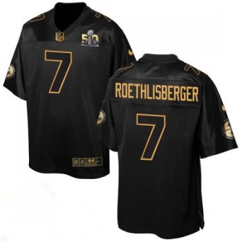 Steelers #7 Ben Roethlisberger Black Men's Stitched NFL Elite Pro Line Gold Collection Jersey Steelers #7 Ben Roethlisberger Black Men's Stitched NFL Elite Pro Line Gold Collection Jersey