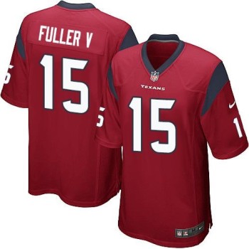 Texans #15 Will Fuller V Red Alternate Youth Stitched NFL Elite Jersey Texans #15 Will Fuller V Red Alternate Youth Stitched NFL Elite Jersey