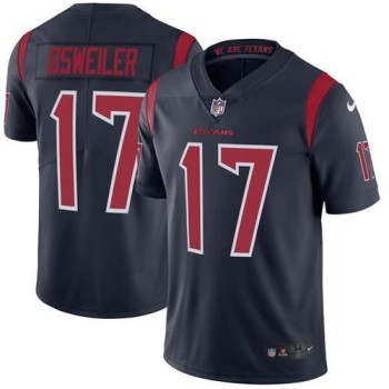 Texans #17 Brock Osweiler Navy Blue Youth Stitched NFL Limited Rush Jersey Texans #17 Brock Osweiler Navy Blue Youth Stitched NFL Limited Rush Jersey