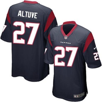 Texans #27 Jose Altuve Navy Blue Team Color Youth Stitched NFL Elite Jersey Texans #27 Jose Altuve Navy Blue Team Color Youth Stitched NFL Elite Jersey
